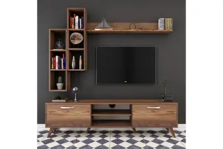 Produktfoto för TV-Möbelset Horveryd 180 cm - Brun