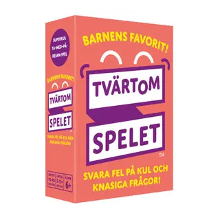 Produktfoto för Tvärtomspelet - Barnens favorit! (SE)
