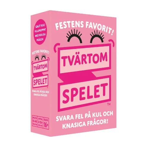 Alternativ bild 0 för Tvärtomspelet - Festens favorit! (SE)