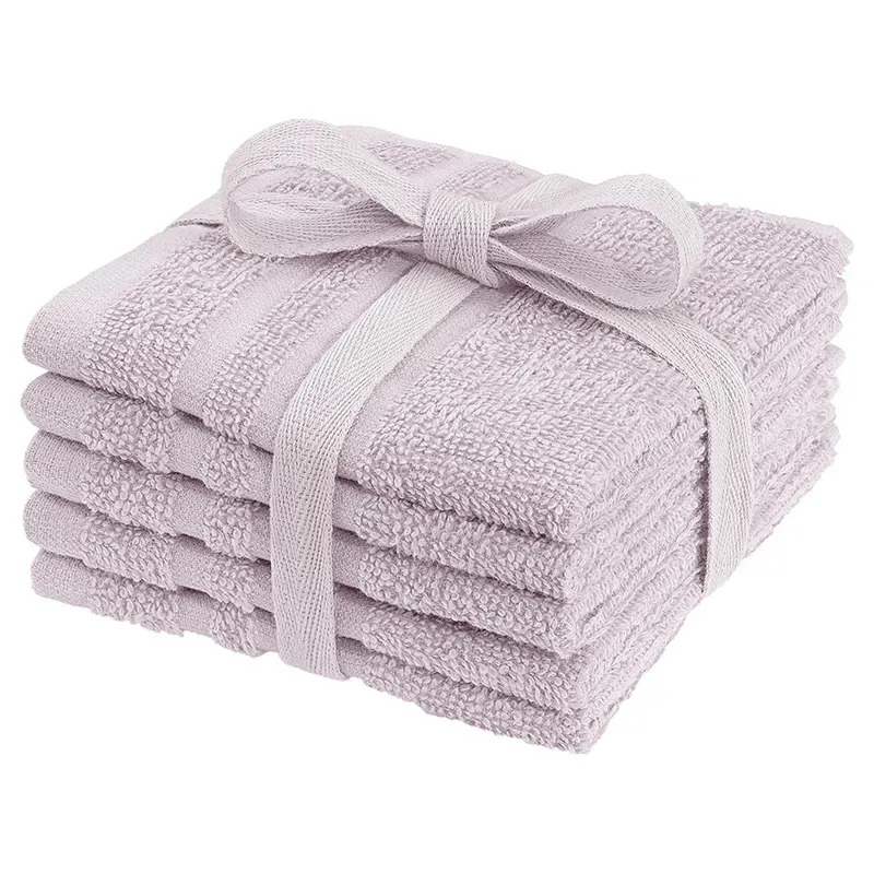 Alternativ bild 0 för Tvättlappar Rosa 5-pack 25x25 cm