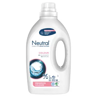Produktfoto för Tvättvätska neutral färg utan parfym/blekmedel/optisk vit 1250 ml,1250 ml/fl