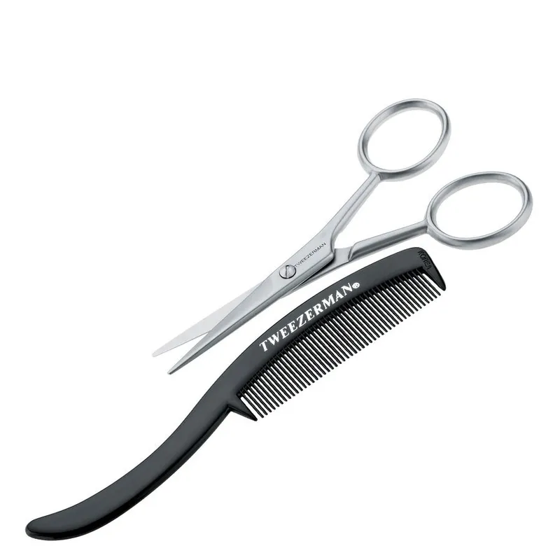 Bild 3 för Tweezerman G.E.A.R Moustache Scissors With Comb