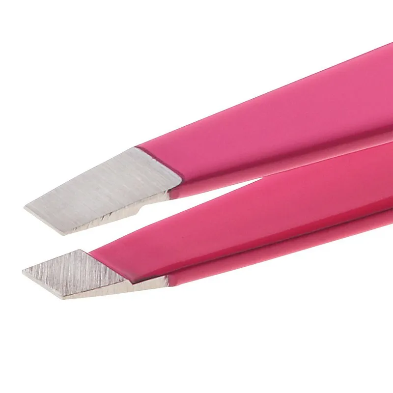 Bild 2 för Tweezerman Stainless Steel Slant Pink Tweezer