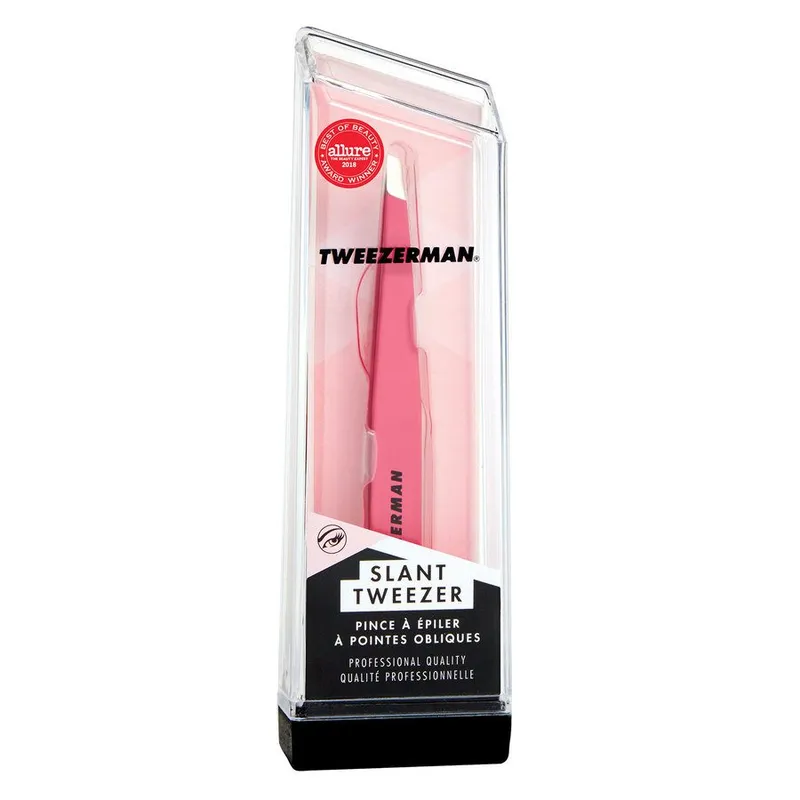 Bild 4 för Tweezerman Stainless Steel Slant Pink Tweezer