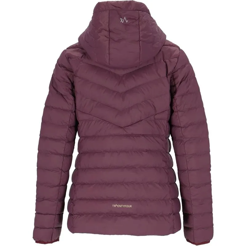 Bild 2 för Twentyfour Finse Sl Dunjacka D Dark Plum