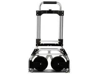Produktfoto för Twinco Säcktruck, hopfällbar, aluminium, 2 hjul, 103 x 48 x 44 cm, silver och svart