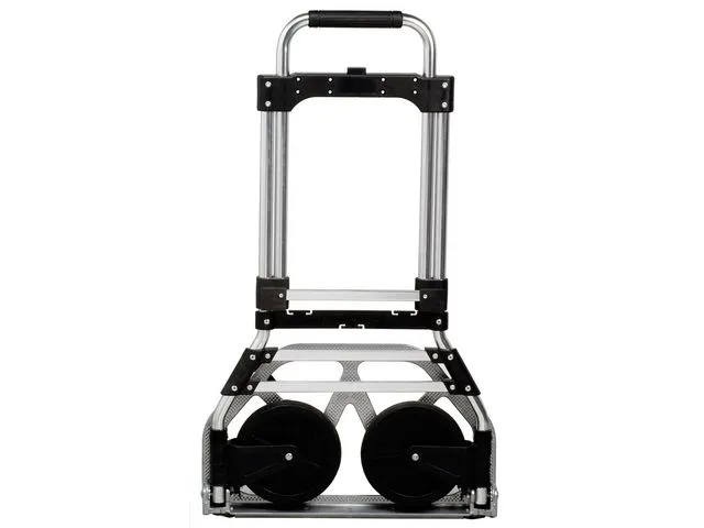 Alternativ bild 0 för Twinco Säcktruck, hopfällbar, aluminium, 2 hjul, 103 x 48 x 44 cm, silver och svart