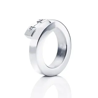 Produktfoto för Twist Ring Silver 15.00 mm