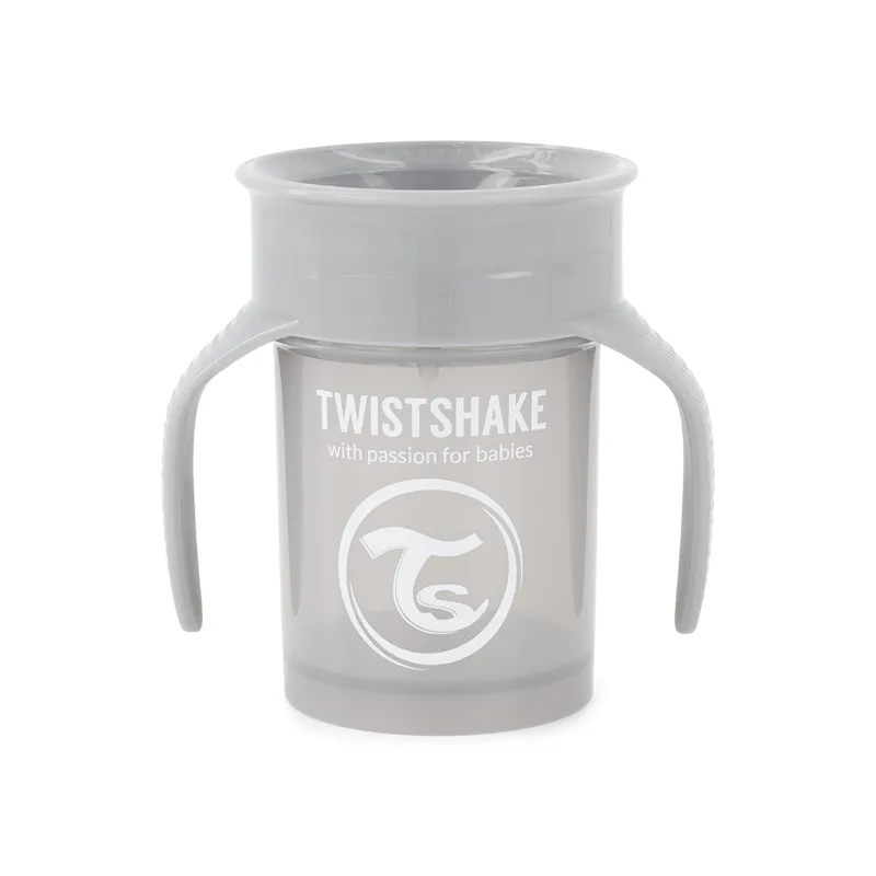 Bild 1 för Twistshake 360 Cup Pastel Grey 6+m