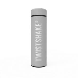 Produktfoto för Twistshake Hot or Cold Bottle 420 ml Pastell Grå