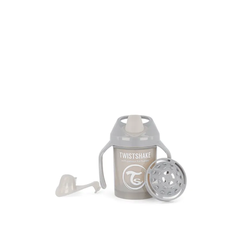 Bild 1 för Twistshake Mini Cup 4+m Pastel Grey 230 ml