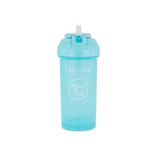 Produktfoto för Twistshake Straw Cup 6+m Pastel Blue 360 ml