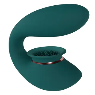 Produktfoto för Twitch 3 Vibrator and Suction, Forest Green