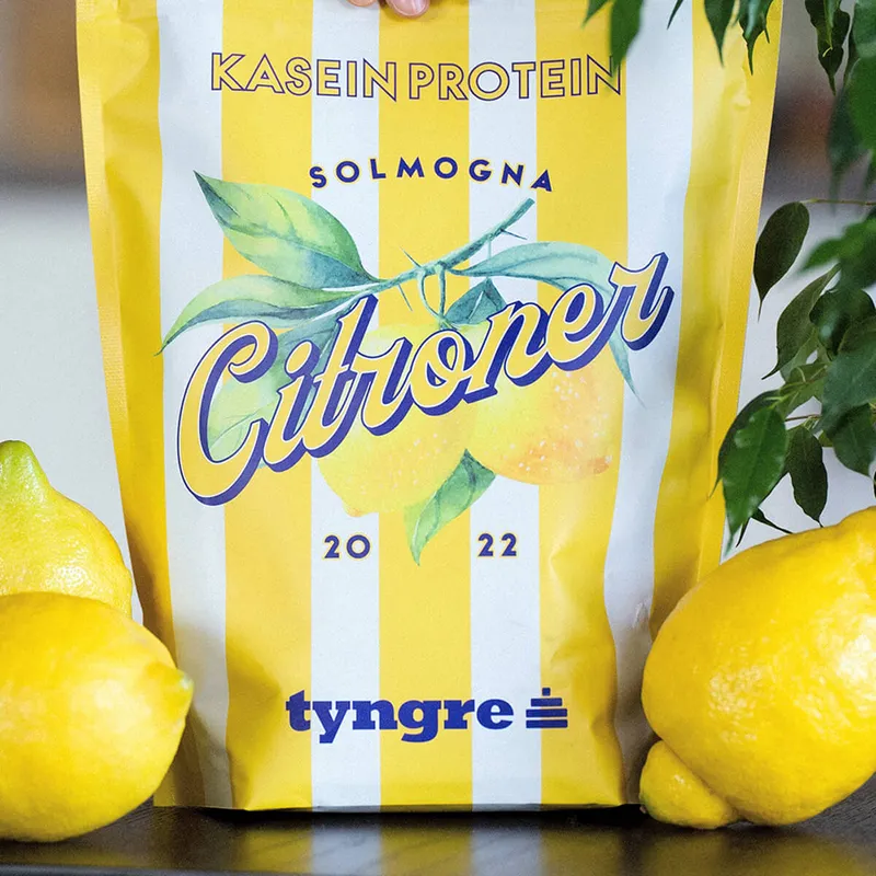 Bild 2 för Tyngre Kasein, 750 g, Solmogna Citroner