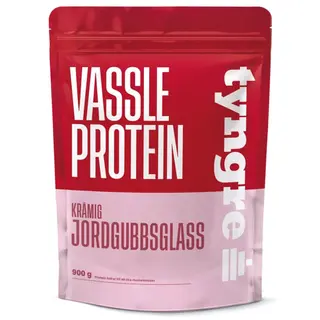 Produktfoto för Tyngre Vassle, 900 g, Krämig Jordgubbsglass