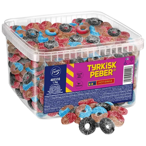 Alternativ bild 0 för Tyrkisk Peber Hot Rings 1.7kg