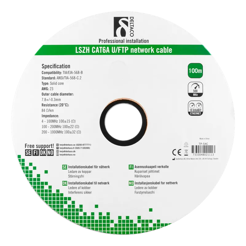 Bild 2 för U/FTP Cat6a Bulk Cable - 100 m