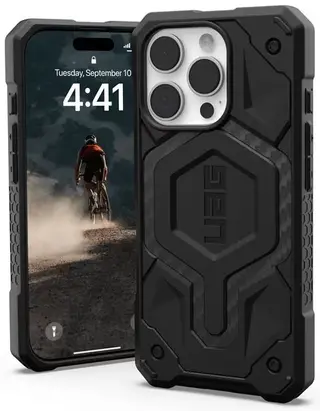 Produktfoto för UAG Monarch Pro MagSafe - Carbon Fiber - iPhone 16 Pro