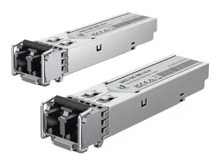 Produktfoto för Ubiquiti UACC-OM-MM-1G-D-2 SFP Multi-mode Duplex Fiber Transceiver 550m 850nm (Pack of 2)