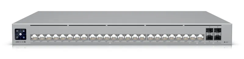 Alternativ bild 0 för Ubiquiti UniFi Pro Max - Switch - L3 - 2 x 10GBase-T (PoE++) + 22 x 2.5GBase-T (PoE++) + 4 x 10 Gigabit SFP+ - rackmonterbar - PoE++ (600 W) - för P/N: UACC-CABLE-PATCH-EL-0.15M-W, UACC-DAC-SFP10-0.5M