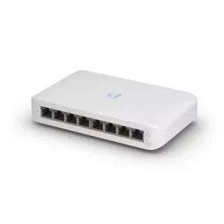 Produktfoto för Ubiquiti UniFi Switch Lite USW-Lite-8-POE - Switch - Administrerad - 8 x 10/100/1000 (4 PoE+) - skrivbordsmodell, väggmonterbar - PoE+ (52 W)