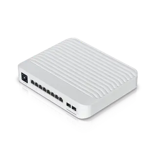 Produktfoto för Ubiquiti UniFi Switch Pro 8 PoE - Switch - L3 - Administrerad - 2 x 10/100/1000 (PoE++) + 2 x 10Gb Ethernet SFP+ + 6 x 10/100/1000 (PoE+) - väggmonterbar - PoE++ (120 W)