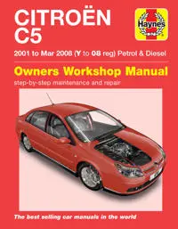 Produktfoto för UDGÅET Håndbog Citroën C5 benz+diesel 01-08