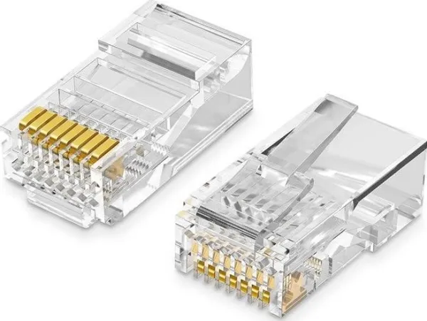 Alternativ bild 0 för Ugreen 100x pluggändar för RJ45 8P8C (UTP Cat5 / Cat5e) - Transparent