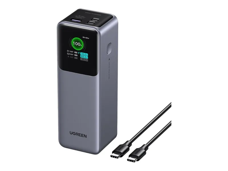 Alternativ bild 0 för UGREEN 200w Fast Charging Power Bank PowerBank - Grey - 25000 mAh