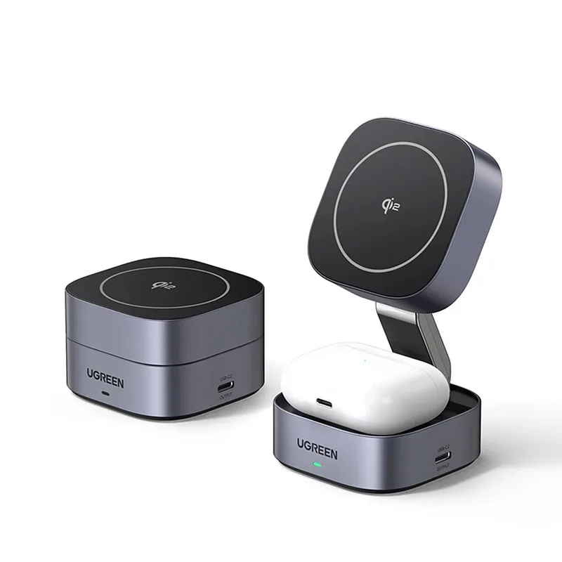 Alternativ bild 0 för UGREEN 3-In-1 Magsafe To Qi2 Wireless Charger For