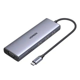 Produktfoto för UGREEN 9-in-1 USB-C Multifunction Adapter