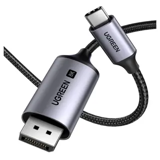 Produktfoto för UGREEN CM556 USB-C to DisplayPort 8K cable 3m (black)