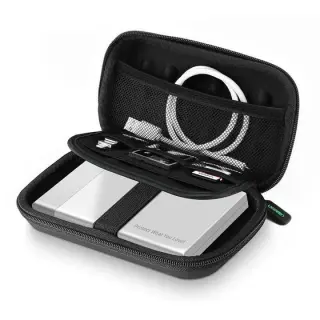 Produktfoto för UGREEN fodral för 2,5" hårddisk och tillbehör - Svart