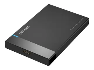 Produktfoto för Ugreen HDD SSD 2,5-tums SATA-diskhus med USB-A till mikro-USB-kabel, 5 Gbps, 0,5 m - Svart