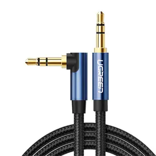 Produktfoto för Ugreen Jack 3,5 mm - Jack 3,5 mm kabel 1m blå (60179)
