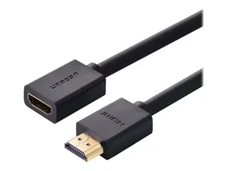 Produktfoto för Ugreen kabel HDMI (hane) - HDMI (hona) 2.0 4K, 1m - Svart