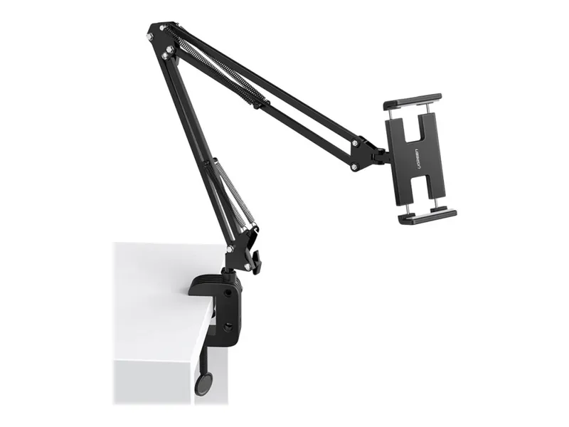 Alternativ bild 0 för Ugreen Lazy Arm Tablet Holder - Monteringssats (vridbar arm, spännbleck, hållare) - för surfplatta - aluminiumlegering - skärmstorlek: 4-12.9