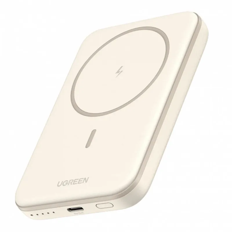 Alternativ bild 0 för UGREEN Magnetic wireless PowerBank - Beige - 5000 mAh