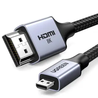 Produktfoto för Ugreen Micro HDMI-kabel - HDMI 8K UGREEN HD164 kabel 1m