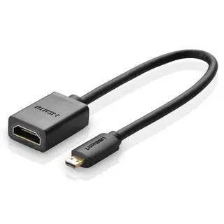Produktfoto för Ugreen Micro HDMI till HDMI Kabel 20cm - Svart