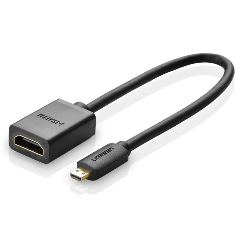 Alternativ bild 0 för Ugreen Micro HDMI till HDMI Kabel 20cm - Svart