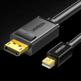 Produktfoto för Ugreen Mini DisplayPort till DisplayPort-kabel, 1,5m - Svart