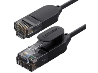 Produktfoto för Ugreen nätverkskabel RJ45 Cat6A UTP 1000Mbps, 2m - Svart