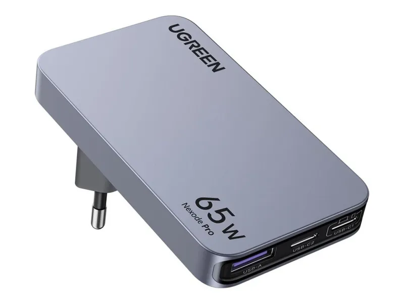 Alternativ bild 0 för UGREEN Nexode Pro 65W 3-Port GaN Ultra-Slim Fast Travel Charger