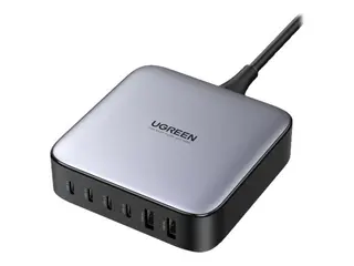 Produktfoto för Ugreen Nexode - Strömadapter - 200 Watt - 6 utdatakontakter (2 x USB, 4 x USB-C)