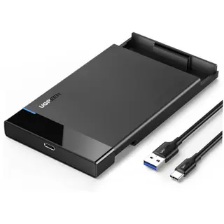 Produktfoto för Ugreen US221 - Förvaringslåda - 2.5 - SATA 6Gb/s - USB 3.1 (Gen 2) - svart