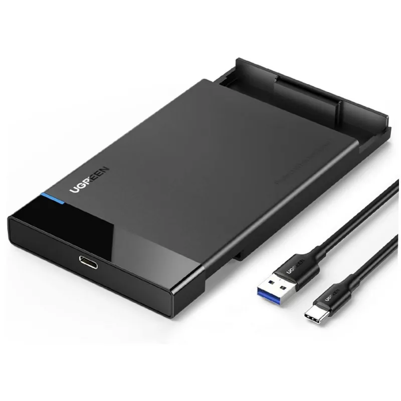 Alternativ bild 0 för Ugreen US221 - Förvaringslåda - 2.5 - SATA 6Gb/s - USB 3.1 (Gen 2) - svart