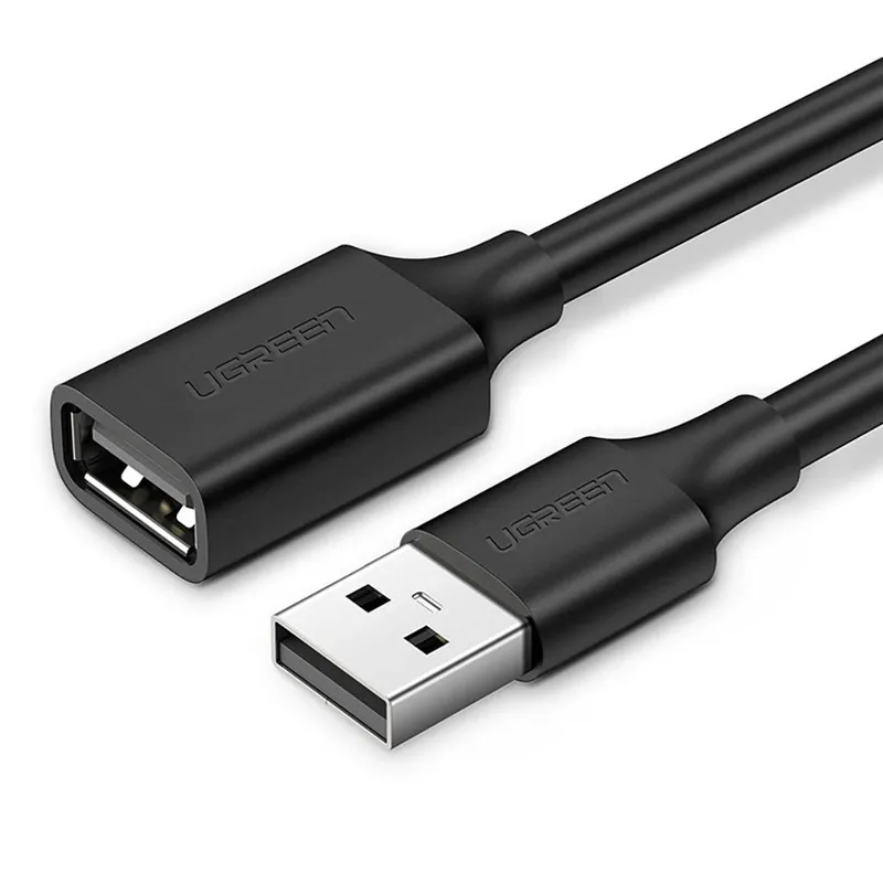Alternativ bild 0 för Ugreen USB-A 2.0 förlängningskabel, 5m - Svart