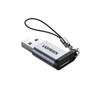 Produktfoto för Ugreen USB-A 3.0 till USB-C Adapter - Grå