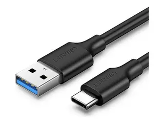 Produktfoto för Ugreen USB-A 3.0 till USB-C-kabel 3A, 1m - Svart